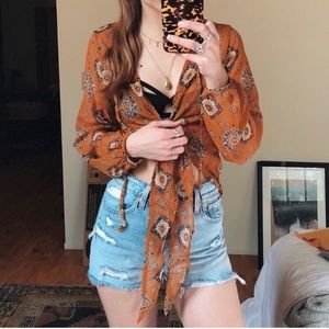 Amazing boho crop top